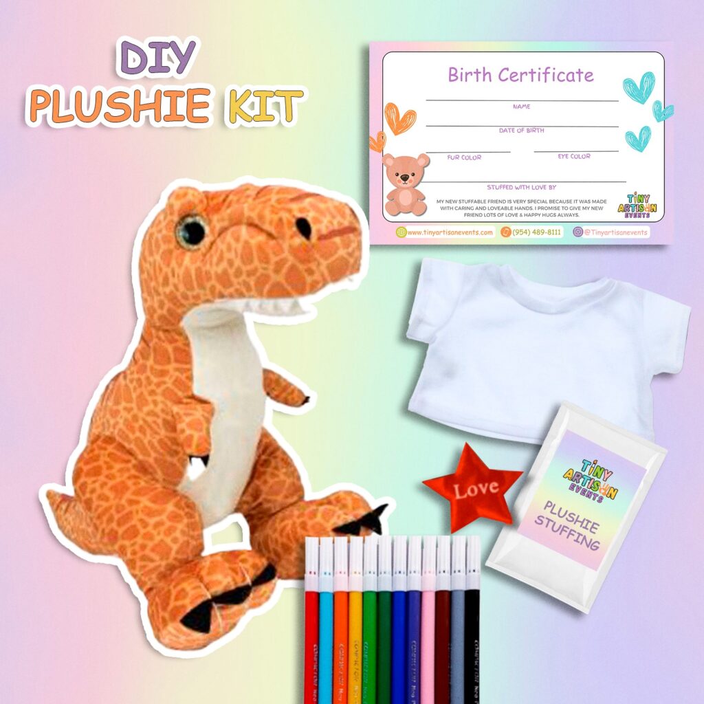 DIY Plushy kit Dinosaur