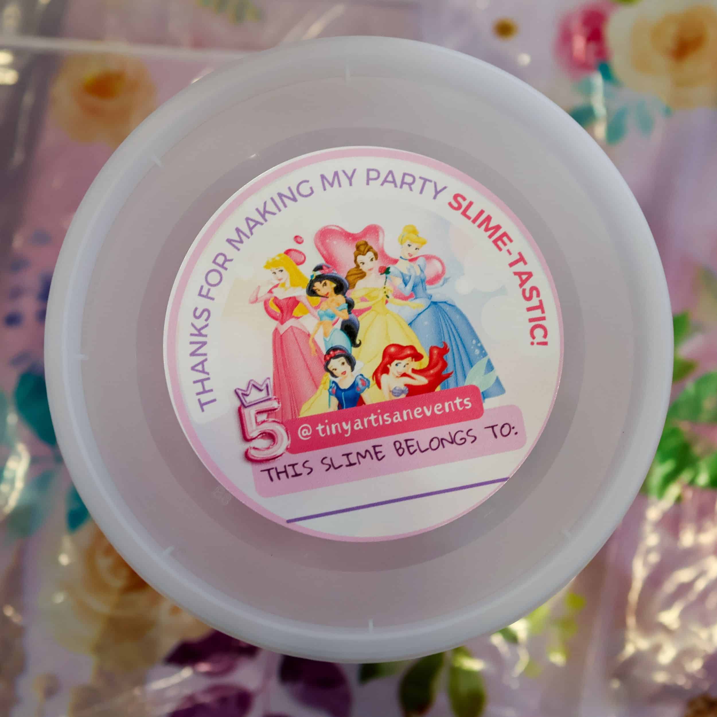 Personalized Slime Container Labels