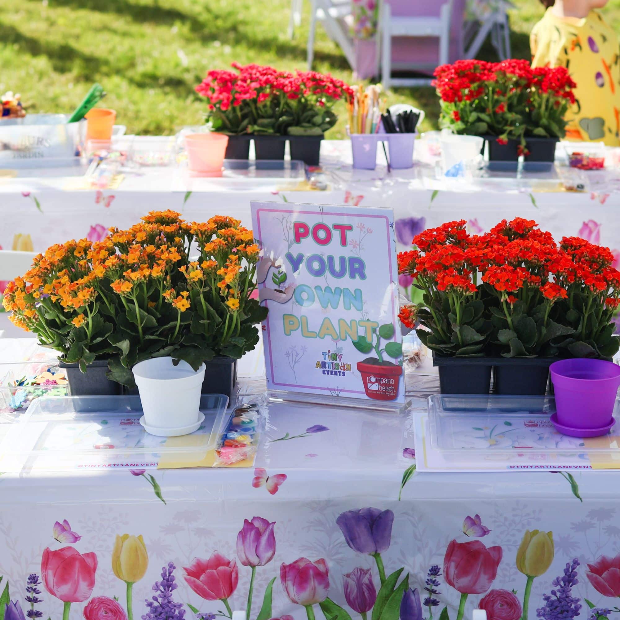 Pot your own flowers workshop