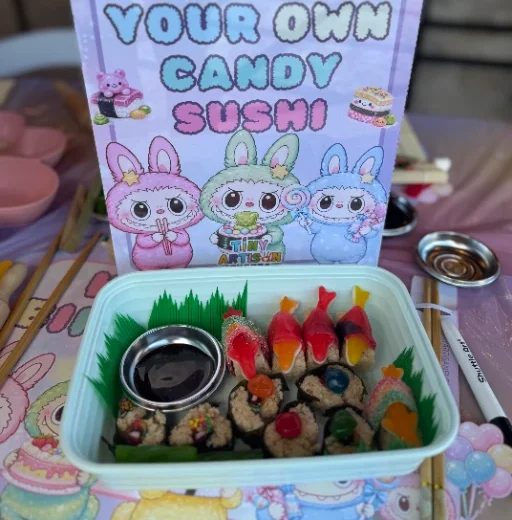 candy sushi